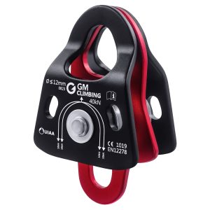 40kN Micro Double Pulley Prusik Minding Ball Bearing