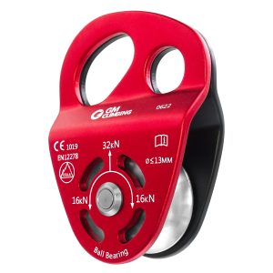 32kN Double Tie-in Hitch Pulley - Ball Bearing
