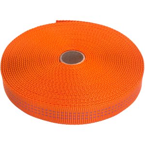 1 Nylon Tubular Webbing Tape Orange