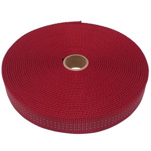 1 Nylon Tubular Webbing Tape Red