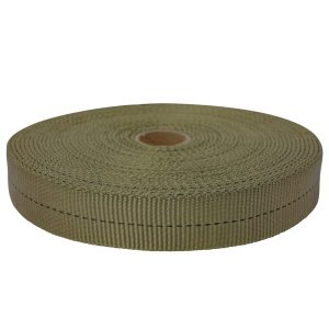 MIL-W-5625 Nylon Tubular Webbing 1in Tan-499